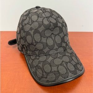 Men’s/Women’s Coach Signature Jacquard Baseball Hat